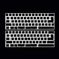 KBDfans Shop DZ60 CNC ALUMINUM/BRASS 60% PLATE