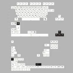 Shop [Restock] R3 EPBT X GOK Kuro/Shiro PBT Keycaps Set