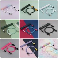KBDfans Handmade Custom Mechanical Keyboard USB-C Cable Collection