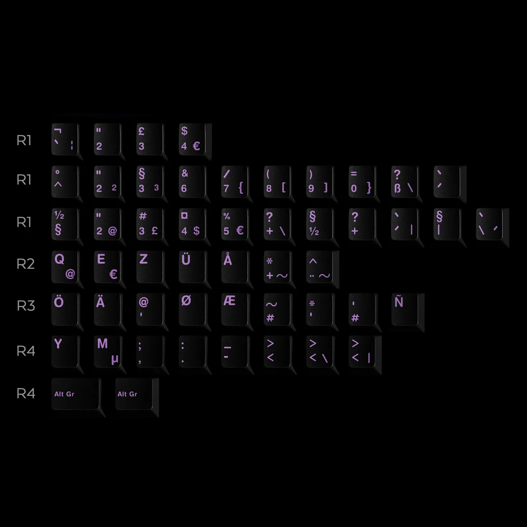 GMK Lilac On Black Shop