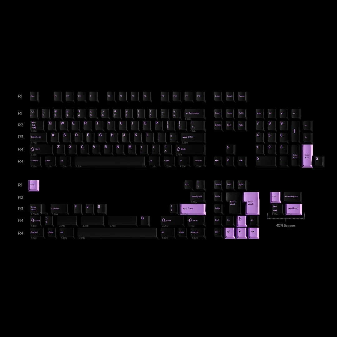 GMK Lilac On Black Shop
