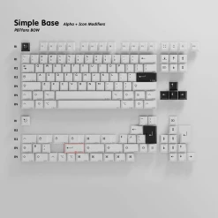 KBDfans Fully Assembled Tiger 80 Acrylic Hot-swap Keyboard With PBTfans BOW Keycaps Shop